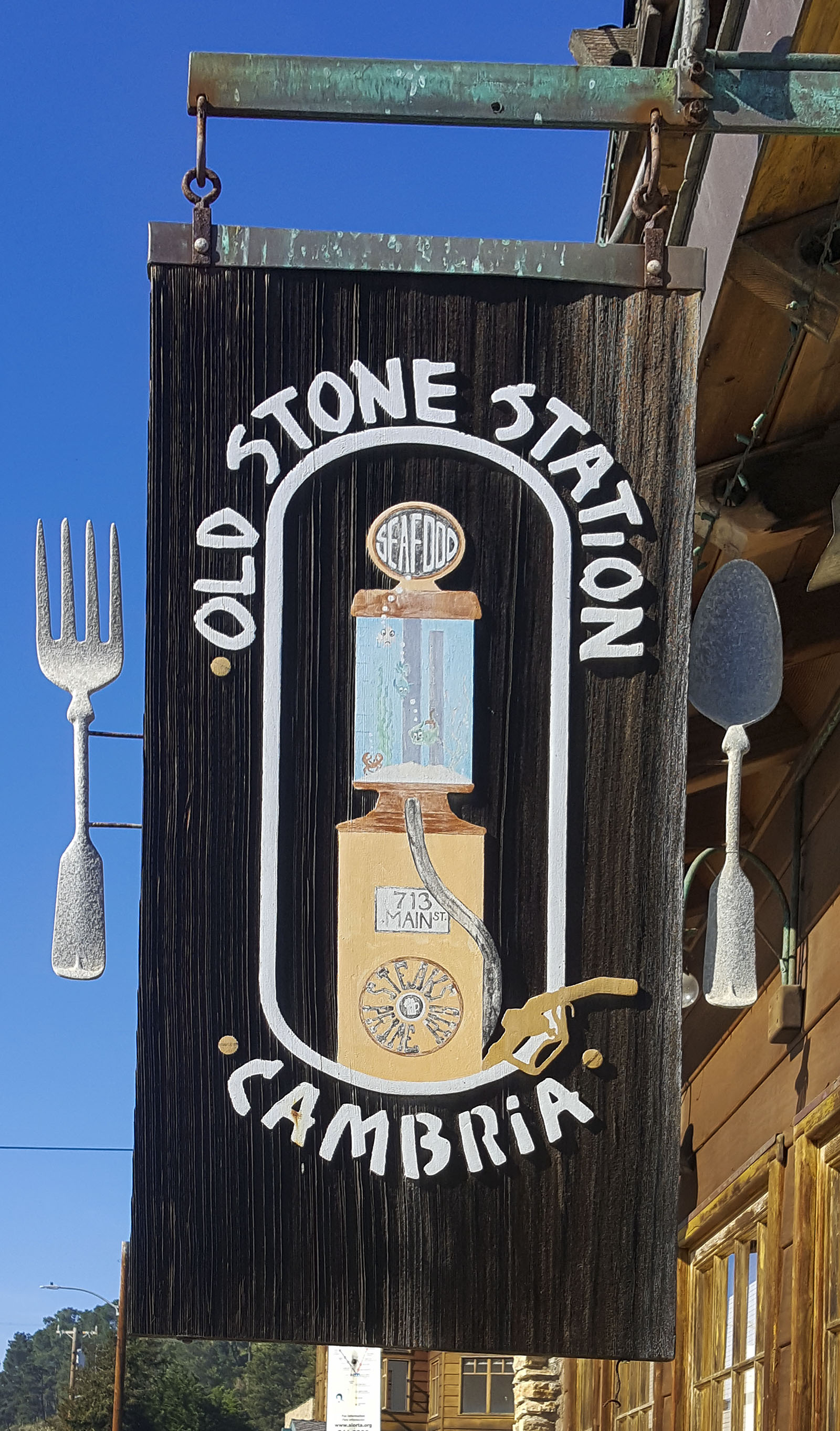 Old Stone Station Sign